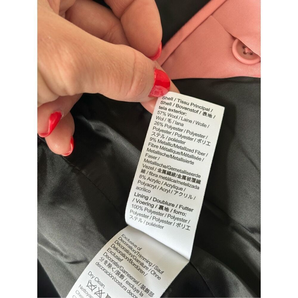 J. Crew Collection Louisa lady jacket Blazer size 16 tinsel tweed Wool Blend Me - Picture 8 of 15